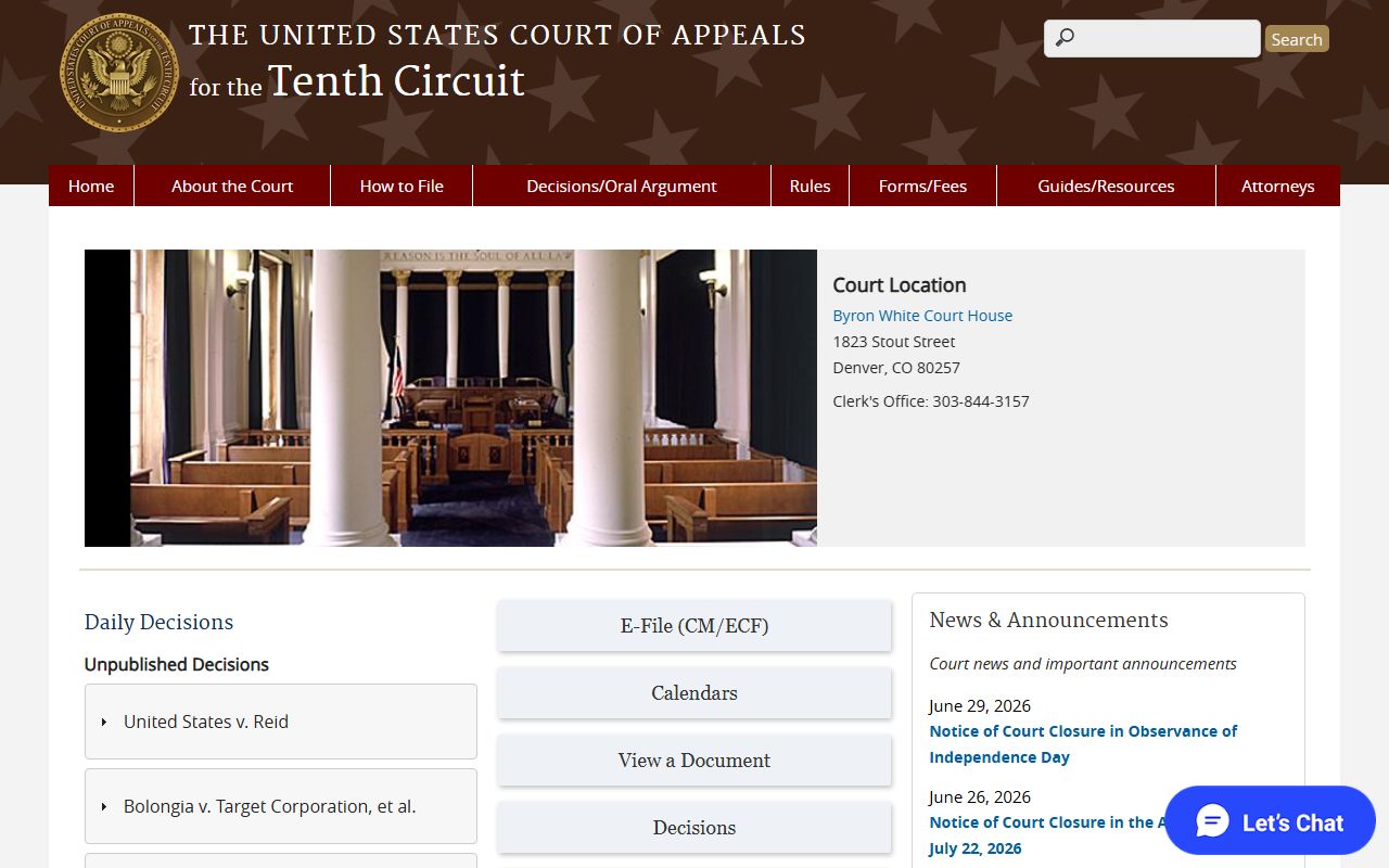 Doniphan County District Court records compared with Tenth Circuit federal appeals