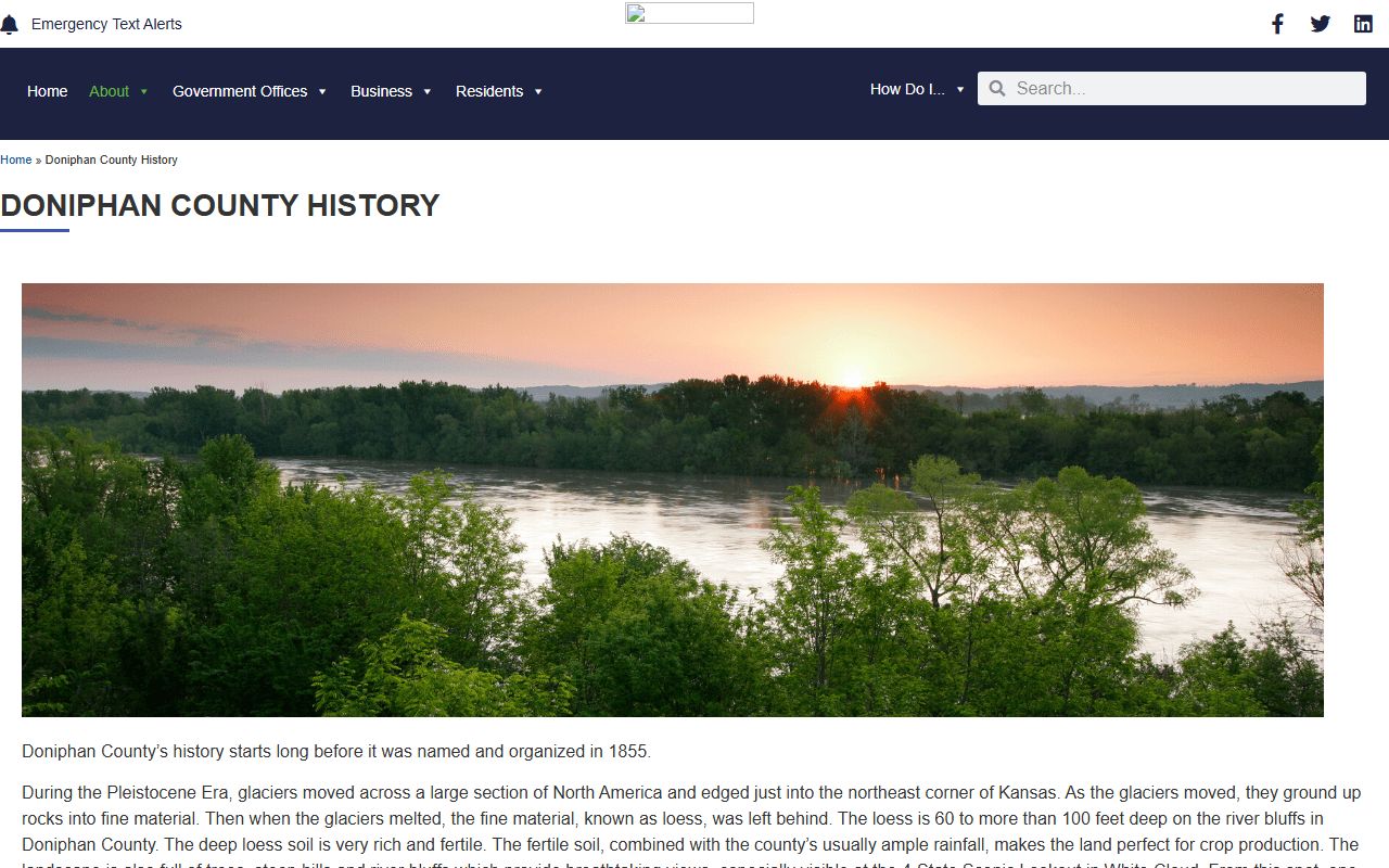 Doniphan County court records courthouse history